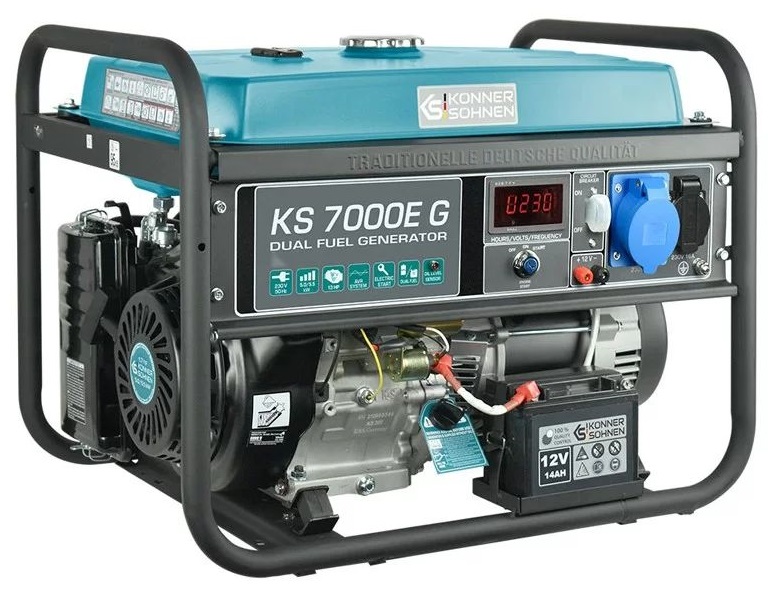 Бензинив генератор Konner Sohnen 7000E G, 5000 W - от Etools.bg Бензинив генератор Konner Sohnen 7000E G, 5000 W