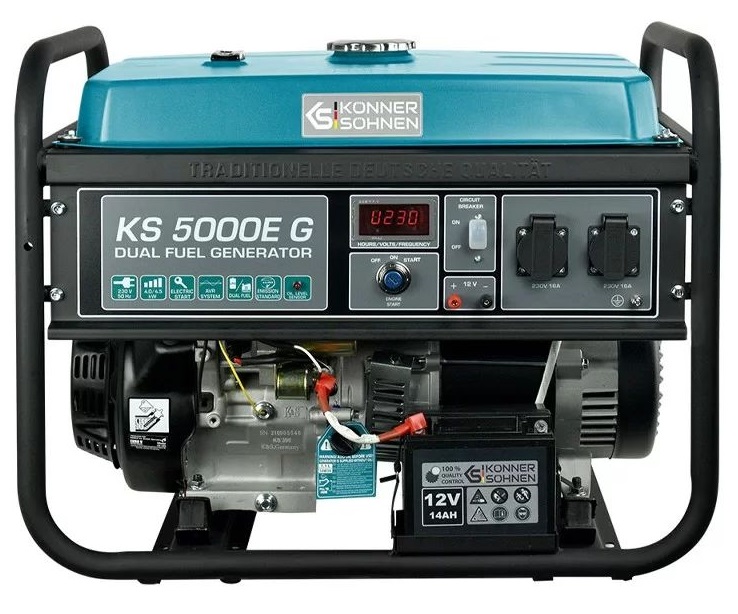 Бензинив генератор Konner Sohnen 5000E G, 4000 W - от Etools.bg Бензинив генератор Konner Sohnen 5000E G, 4000 W