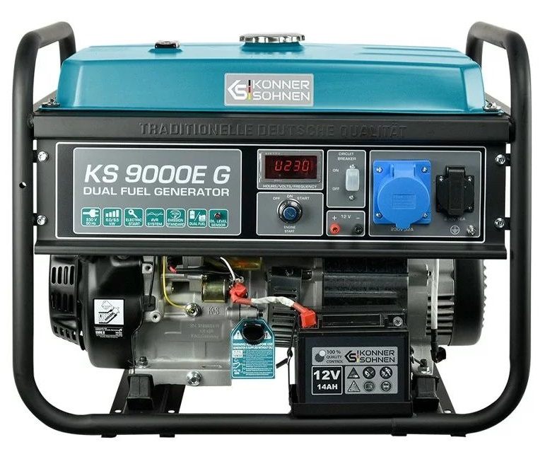 Бензинив генератор Konner Sohnen 9000E G, 6000 W