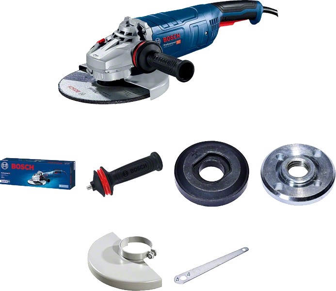 BOSCH GWS 24-230 P Professional Ъглошлайф 2400 W ф230 мм (06018C3100) - от Etools.bg BOSCH GWS 24-230 P Professional Ъглошлайф 2400 W ф230 мм (06018C3100)