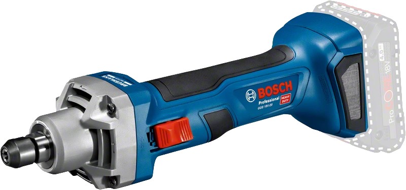 BOSCH GGS 18V-20 Professional Акумулаторна права шлифовъчна машина без батерии и зарядно устройство 18 V (06019B5401)
