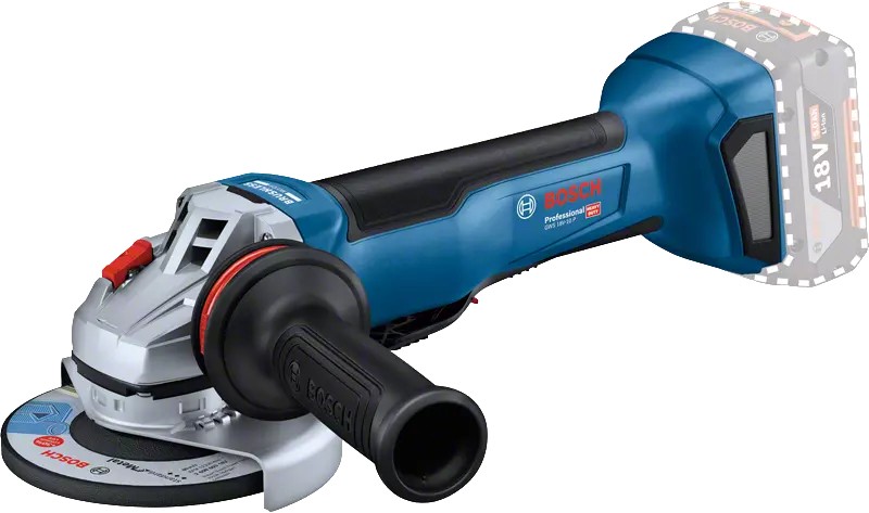 BOSCH GWS 18V-10 P Professional Акумулаторен ъглошлайф без батерии и зарядно устройство 18 V ф125 мм (06019J4100)