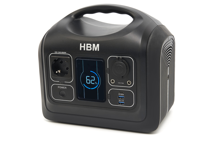HBM Преносима станция за зареждане 1000 W 12 V 595 Wh (H130425) - от Etools.bg HBM Преносима станция за зареждане 1000 W 12 V 595 Wh (H130425)