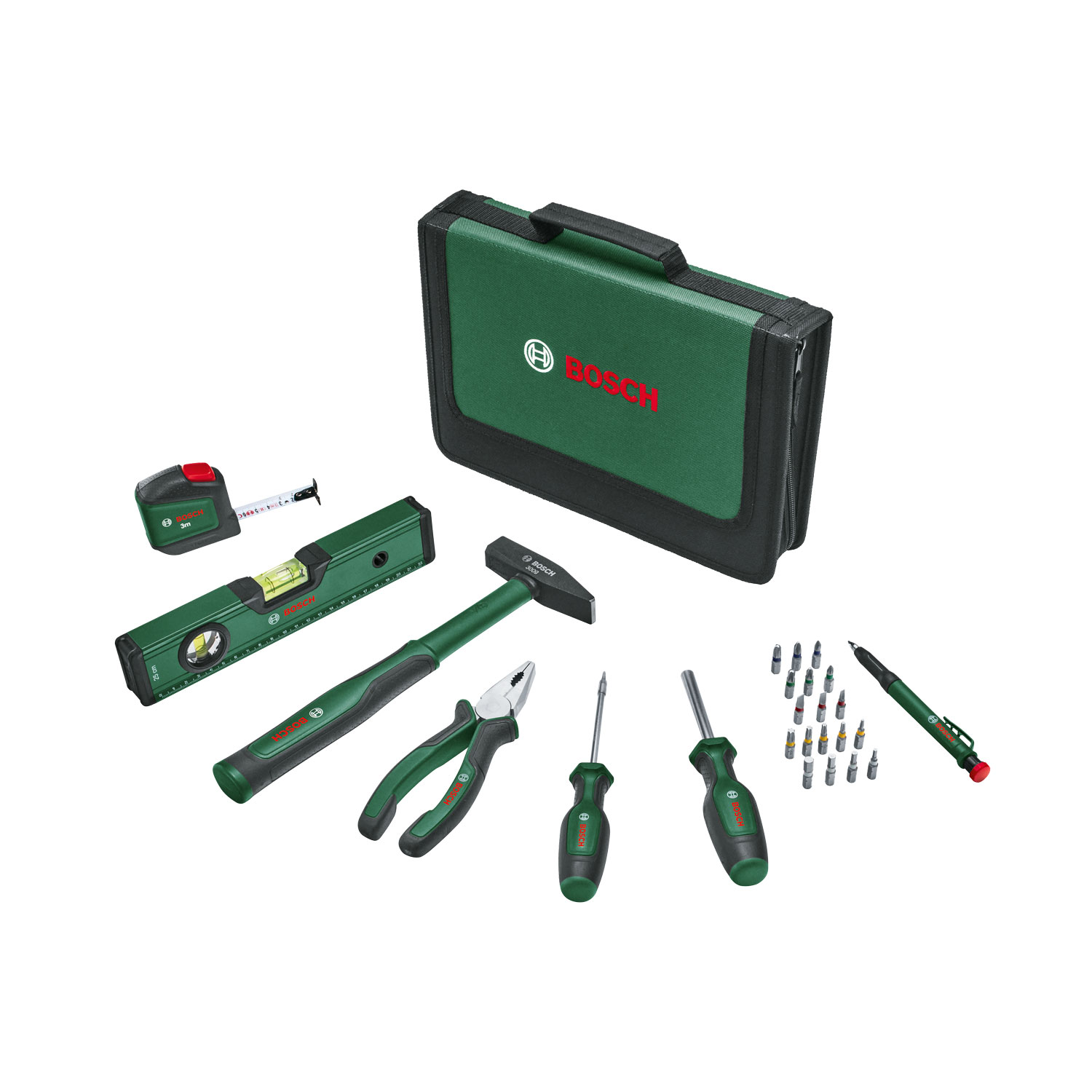 BOSCH Universal Hand Tool Set Комплект ръчни инструменти 25 части (1600A0275J)