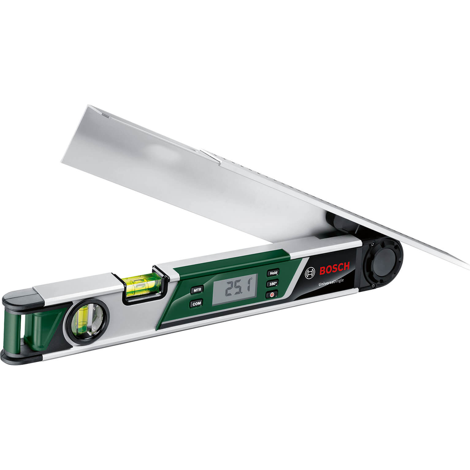 BOSCH UniversalAngle Дигитален ъгломер с удължител и чанта 40 см 0-220° ± 0.2° (0603676001)