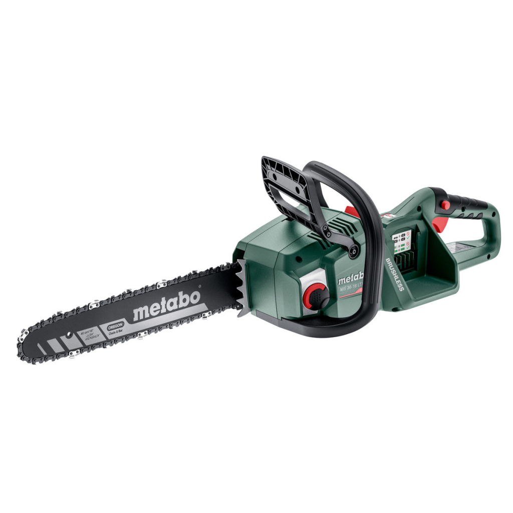 Акумулаторен верижен трион Metabo MS 36-18 LTX BL 40 Solo, 18 V, 40 см, без батерии и зарядно устройство