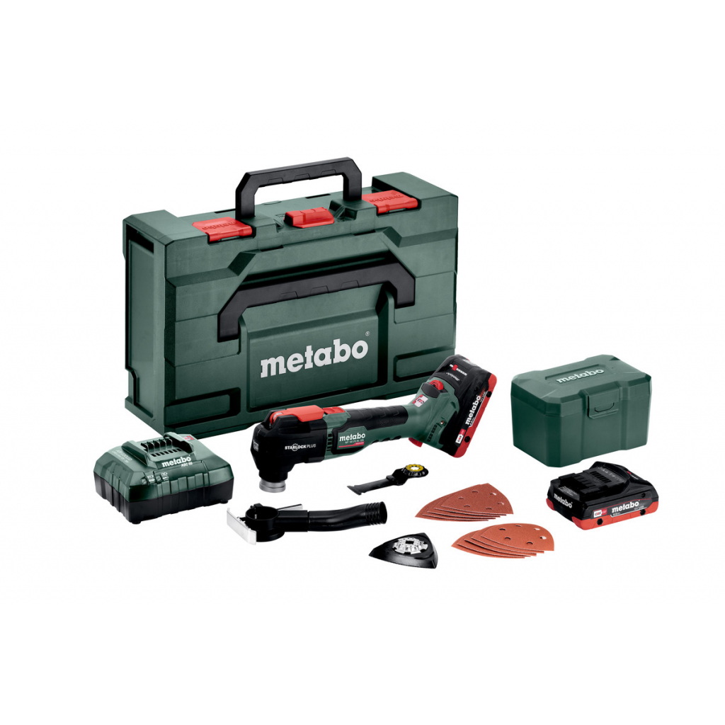 Акумулаторен мултишлайф Metabo MT 18 LTX BL, 18 V, 2x4 Ah - от Etools.bg Акумулаторен мултишлайф Metabo MT 18 LTX BL, 18 V, 2x4 Ah