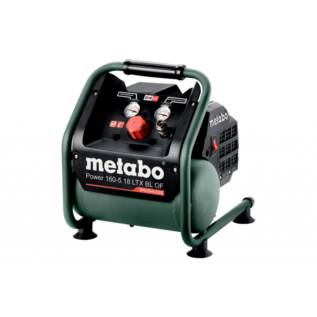 Акумулаторен компресор Metabo POWER 160-5 18 LTX BL OF Solo, 18 V, 5 л, без батерии и зарядно устройство