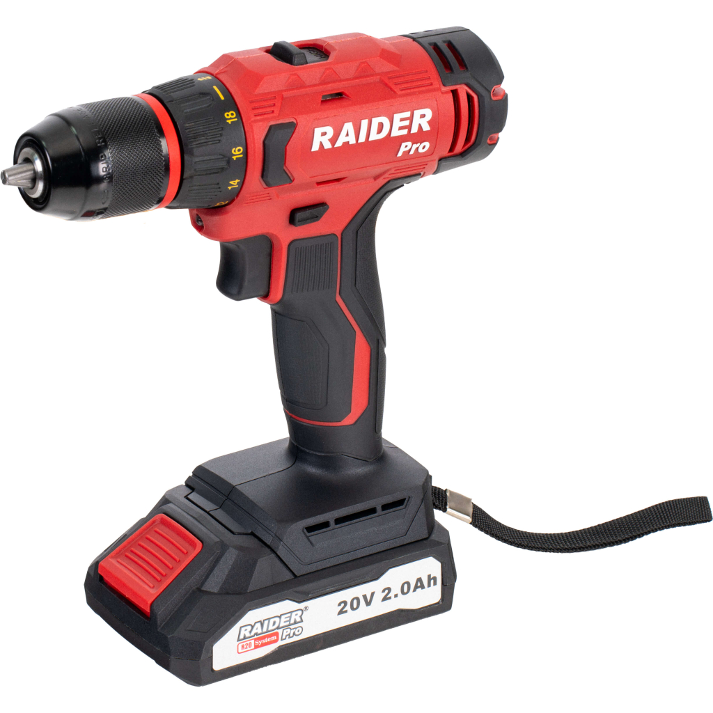 RAIDER PRO RDP-PCDI20 Акумулаторен ударен винтоверт 20 V 50 Nm 2 Ah (030236) - от Etools.bg RAIDER PRO RDP-PCDI20 Акумулаторен ударен винтоверт 20 V 50 Nm 2 Ah (030236)
