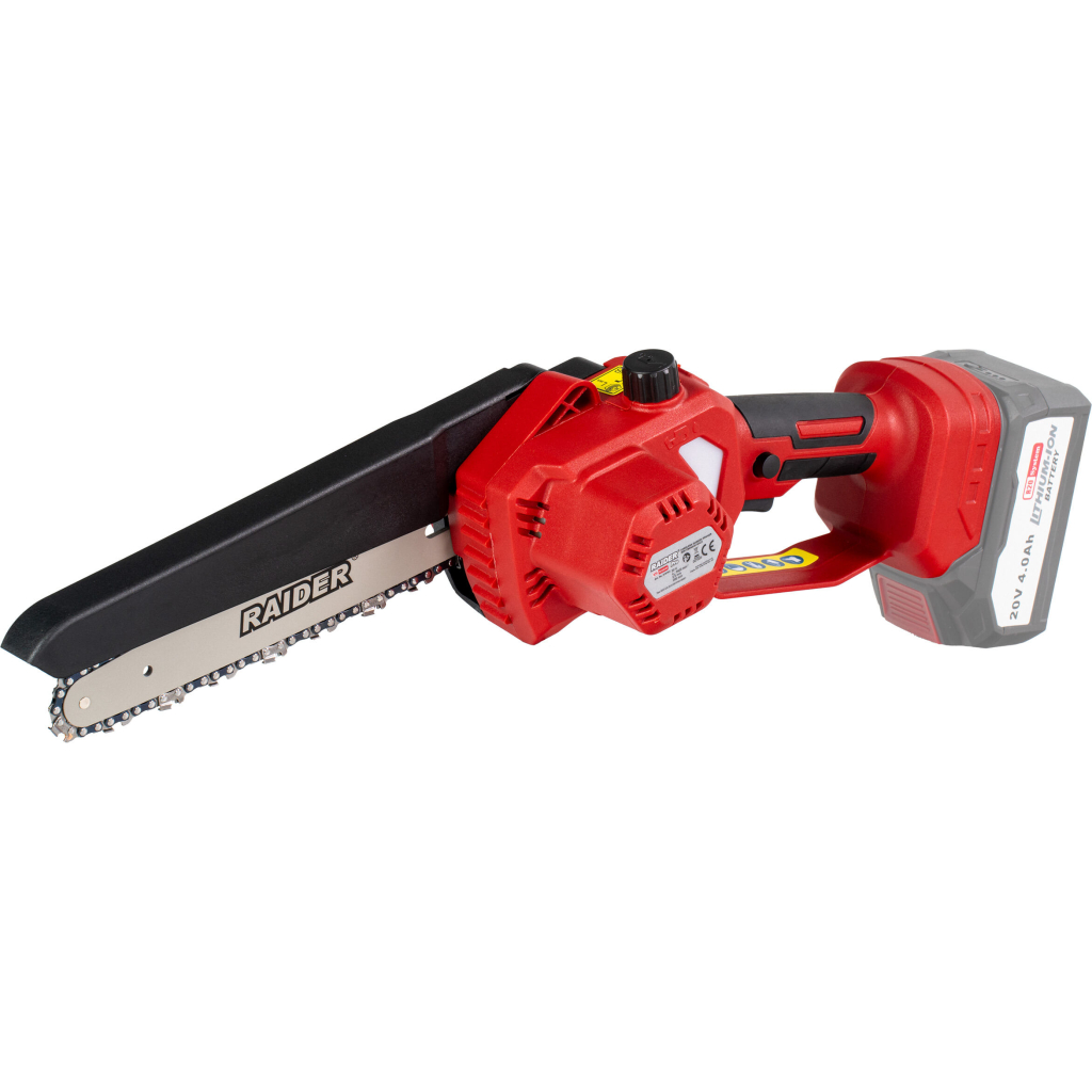 RAIDER GARDEN TOOLS RDP-TBCHS20 SOLO R20 Акумулаторен верижен трион без батерии и зарядно устройство 20 V 20 см (075763)