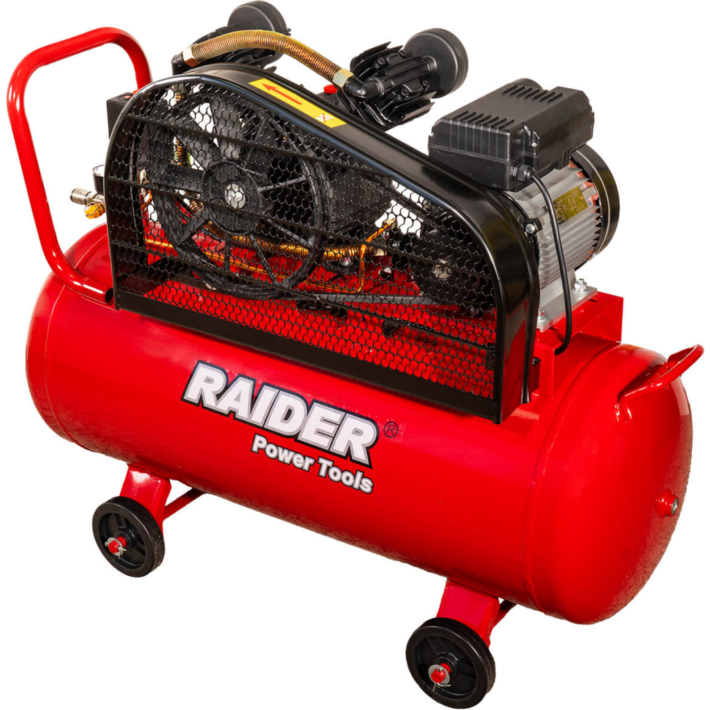 Електрически компресор Raider RD-AC17, 1500 W, 170 л/мин, 100 л - от Etools.bg Електрически компресор Raider RD-AC17, 1500 W, 170 л/мин, 100 л