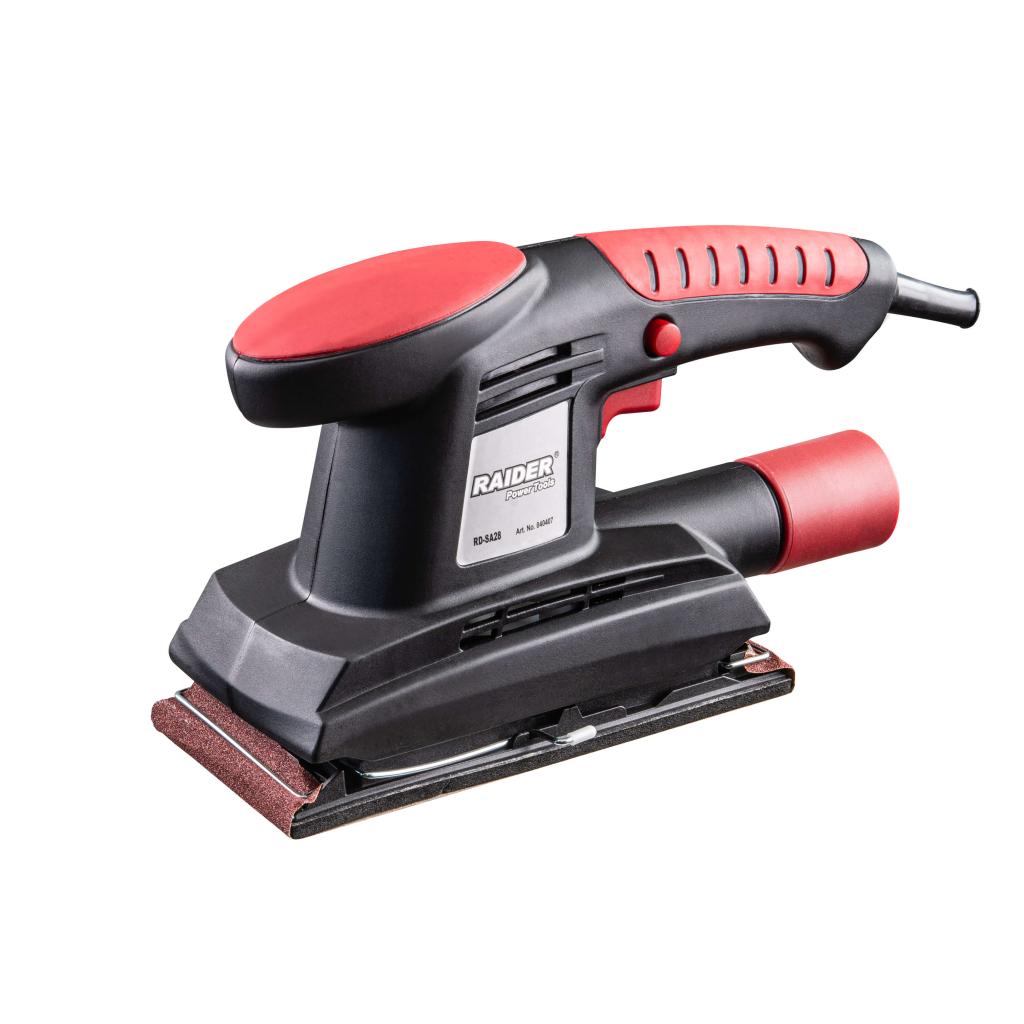 Електрически виброшлайф Raider RD-SA28, BLACK EDITION, 260 W, 90х187 мм - от Etools.bg Електрически виброшлайф Raider RD-SA28, BLACK EDITION, 260 W, 90х187 мм