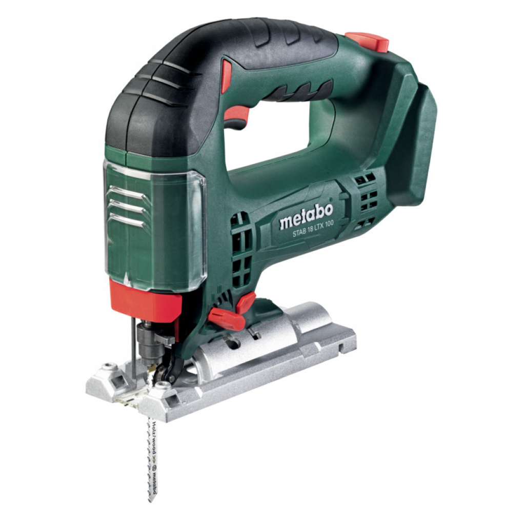 Акумулаторен прободен трион Metabo STAB 18 LTX 100 Solo, 18 V, без батерии и зарядно устройство - от Etools.bg Акумулаторен прободен трион Metabo STAB 18 LTX 100 Solo, 18 V, без батерии и зарядно устройство