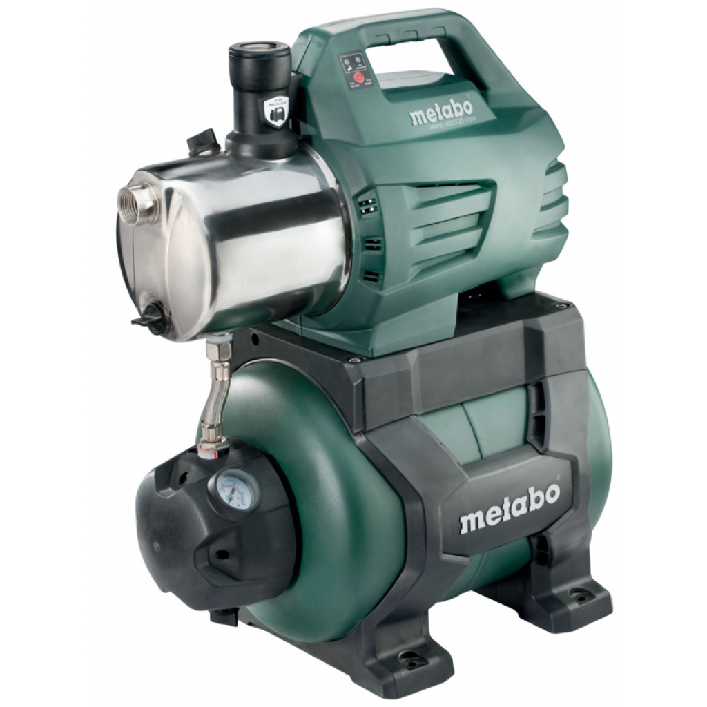 Електрически хидрофор Metabo HWW 6000/25 INOX, 1300 W, 6000 л/ч, 24 л