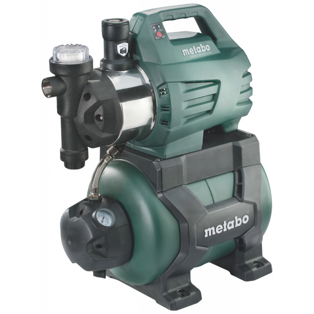 Електрически хидрофор Metabo HWWI 3500/25 INOX, 1100 W, 3500 л/ч, 24 л