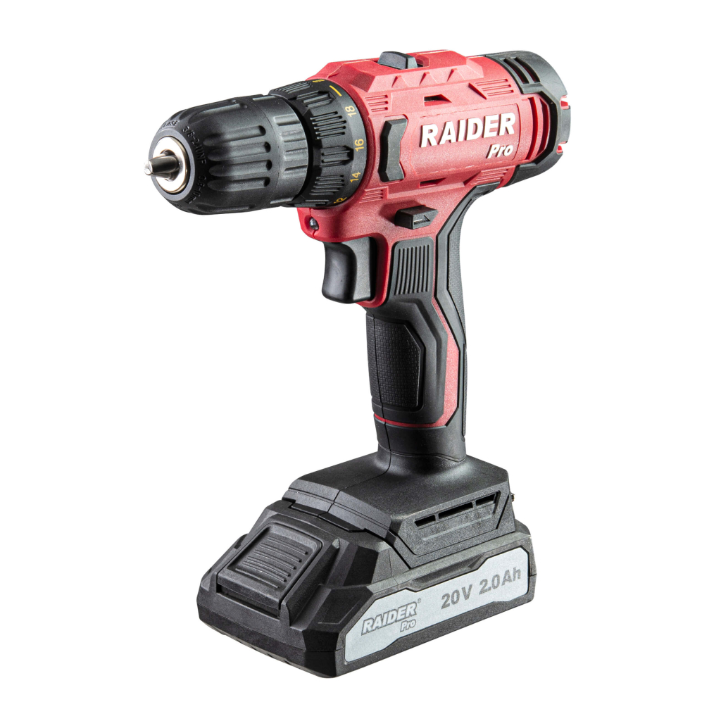 RAIDER PRO RDP-SPCD20 SET Акумулаторен винтоверт 20 V 2 Ah 44 Nm (030227) - от Etools.bg RAIDER PRO RDP-SPCD20 SET Акумулаторен винтоверт 20 V 2 Ah 44 Nm (030227)