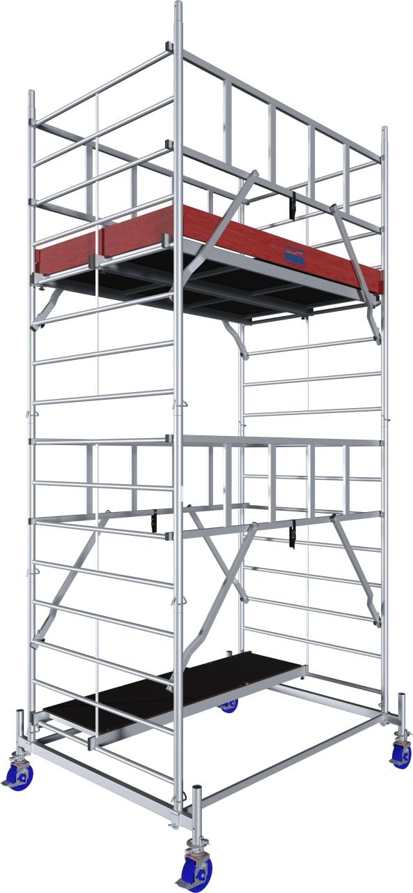 Мобилно алуминиево скеле Krause Pro Tec XXL, 5.3 м работна височина (12945129) - от Etools.bg Мобилно алуминиево скеле Krause Pro Tec XXL, 5.3 м работна височина (12945129)