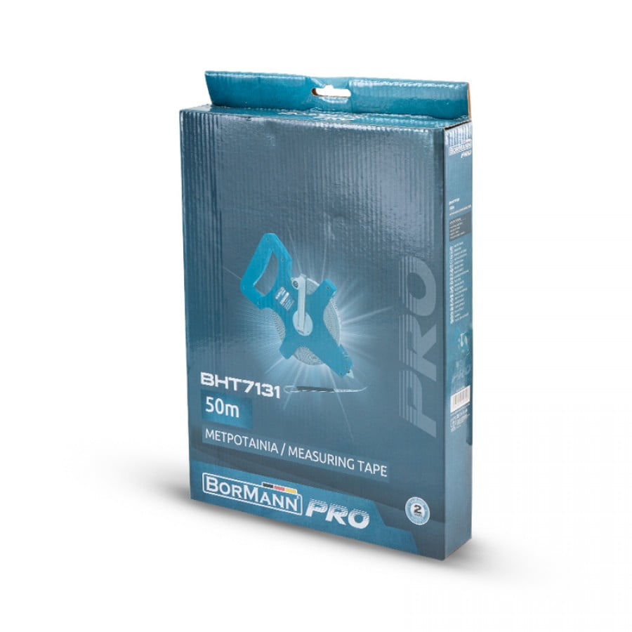 Геодезическа ролеткa Bormann Pro BHT7131, 50 м, 13 мм (049326) - от Etools.bg Геодезическа ролеткa Bormann Pro BHT7131, 50 м, 13 мм (049326)