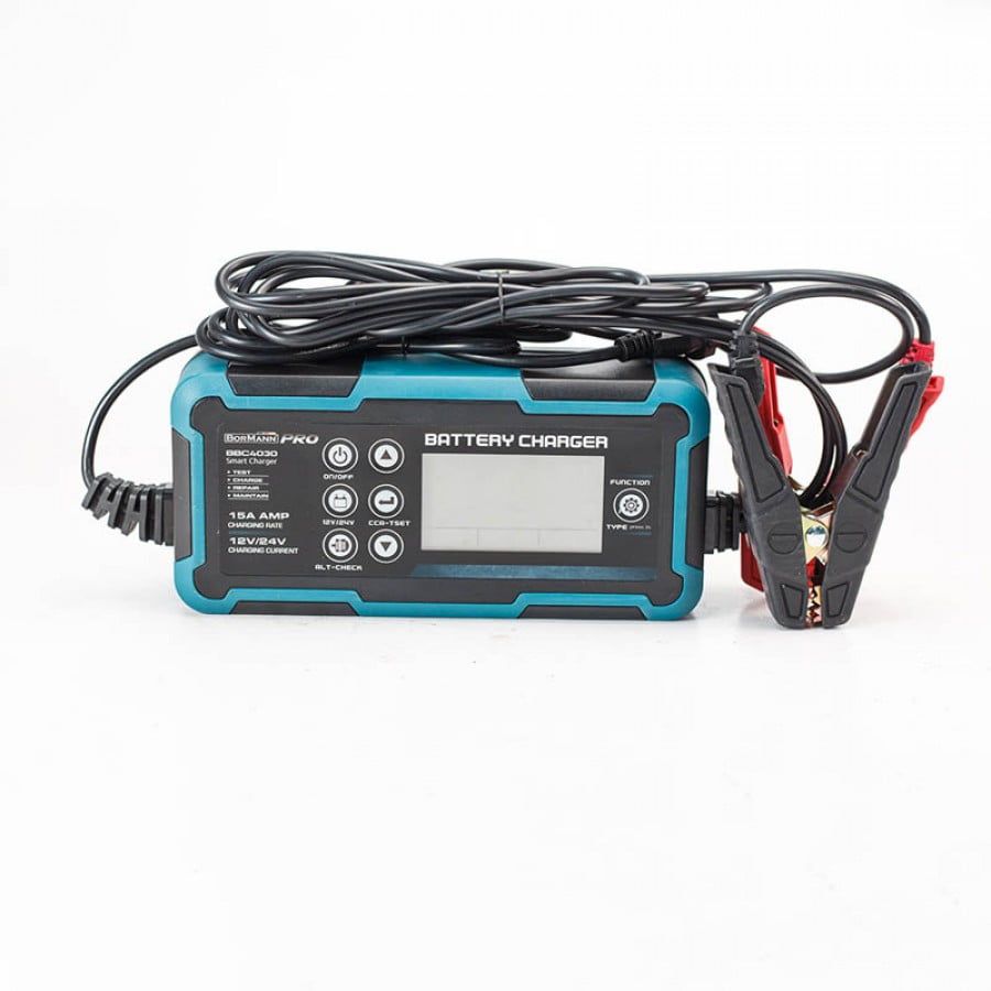 Автоматично зарядно устройство Bormann Pro BBC4030, 12/24 V, 15 A (037248)