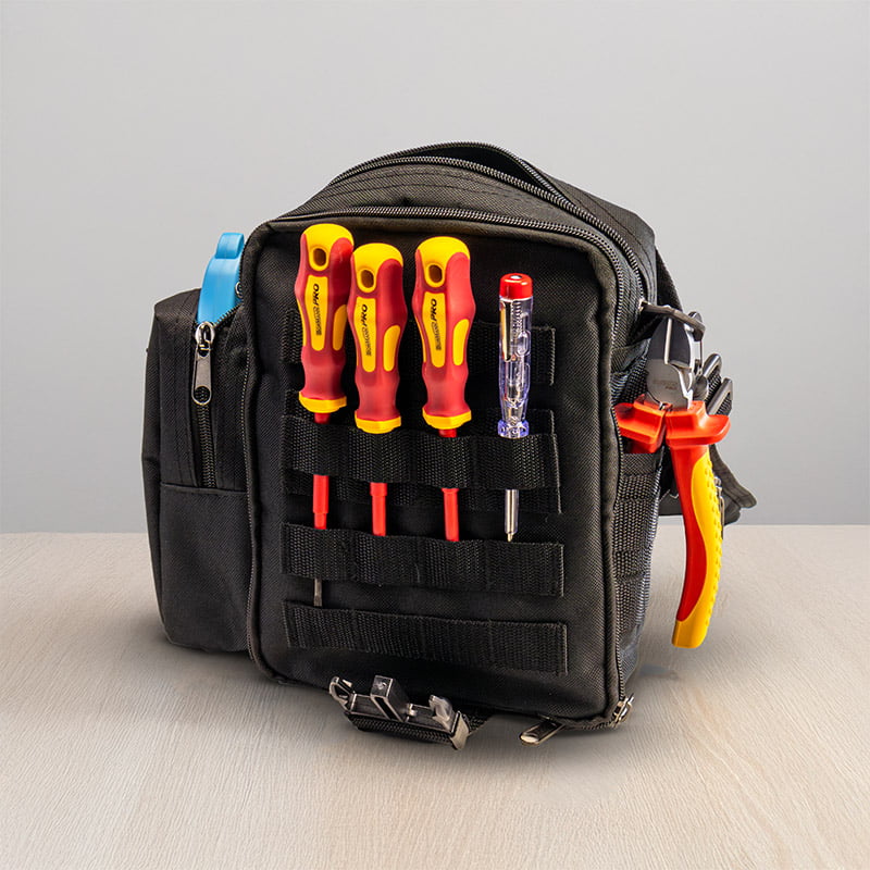Чанта за инструменти Bormann Pro BTB3020, 19х25 см (075851) - от Etools.bg Чанта за инструменти Bormann Pro BTB3020, 19х25 см (075851)