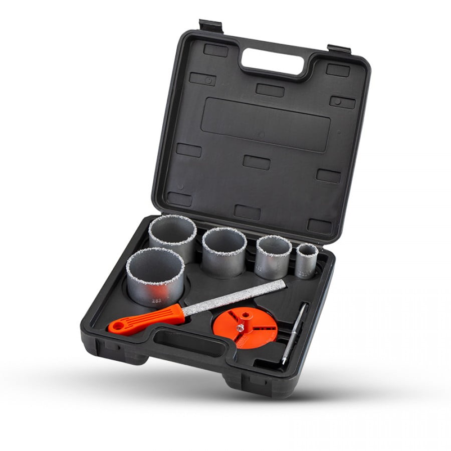 Комплект карбидни боркорони Bormann Pro BHT4580, 8 броя (055044) - от Etools.bg Комплект карбидни боркорони Bormann Pro BHT4580, 8 броя (055044)