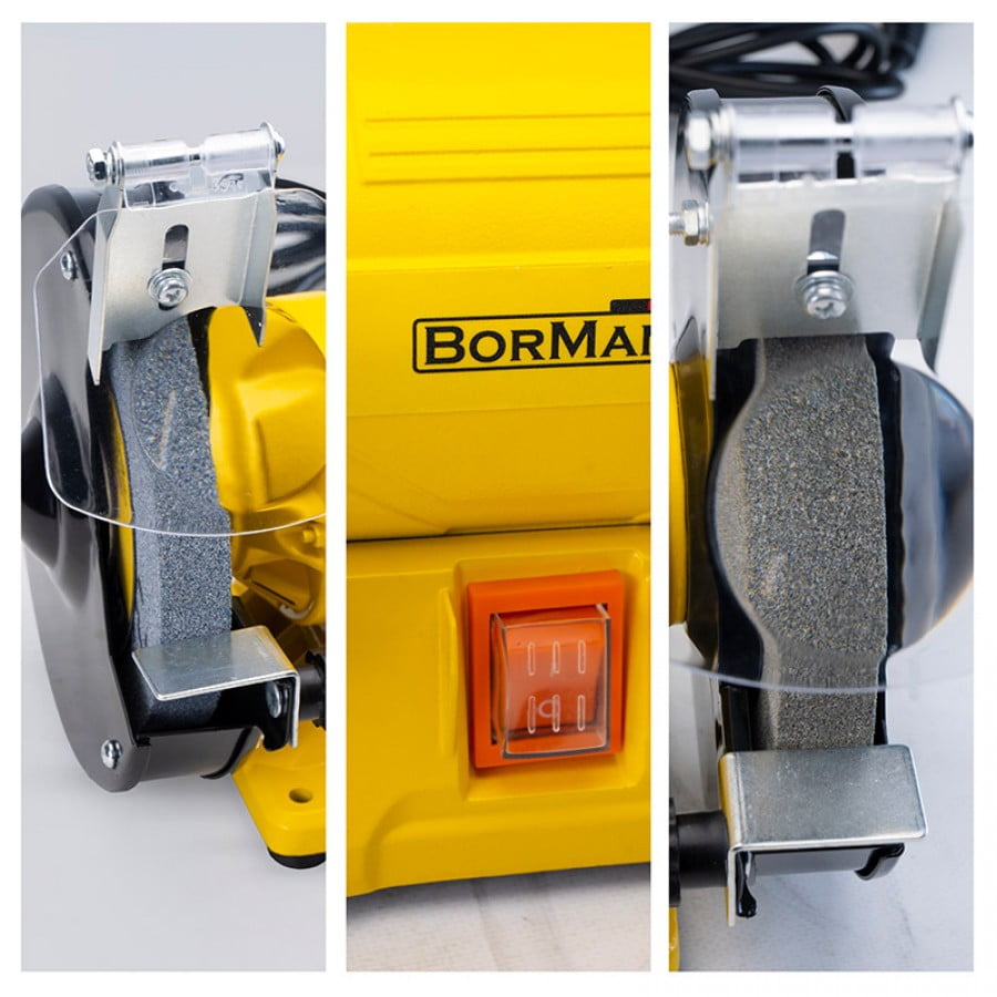 Електрически шмиргел Bormann LITE BDT1510, 200 W, 150x20xΦ12.7 мм (053811)