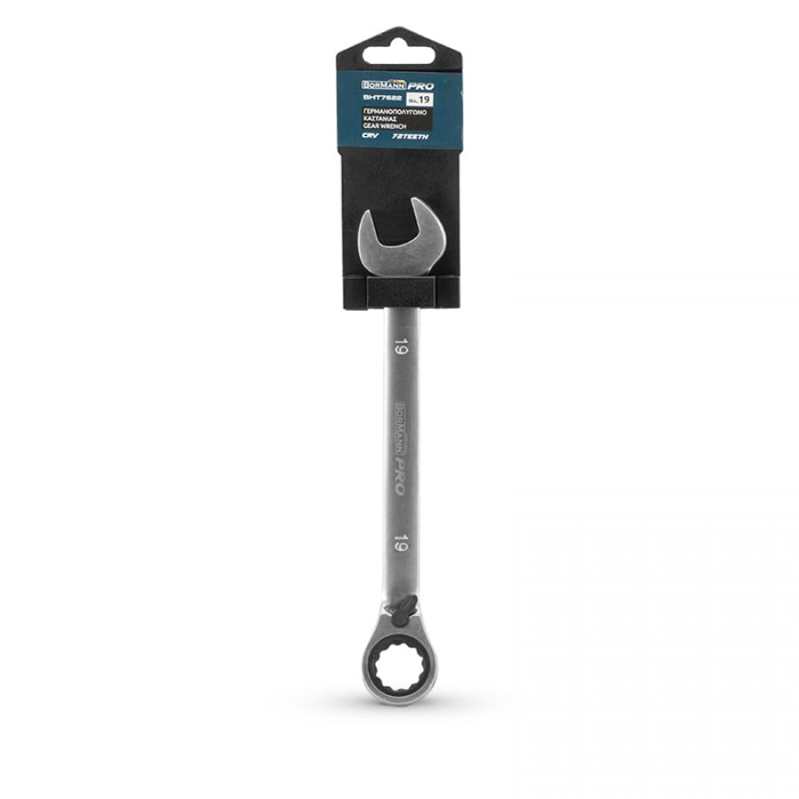 Звeздогаечен ключ с тресчотка Bormann Pro BHT7624, CR-V, № 20 (048411) - от Etools.bg Звeздогаечен ключ с тресчотка Bormann Pro BHT7624, CR-V, № 20 (048411)