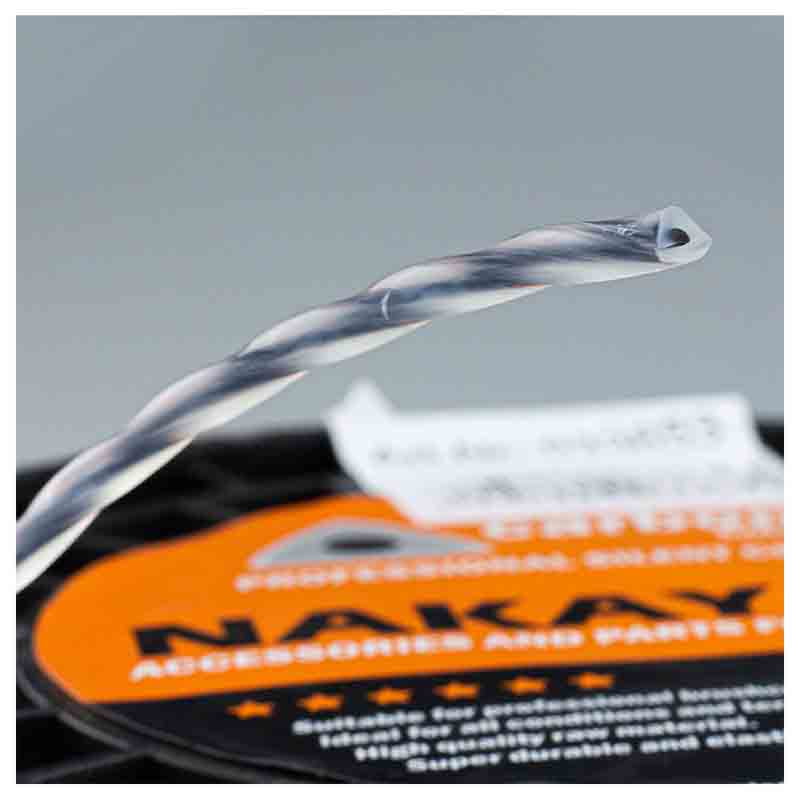 Усукана квадратна корда Nakayama Pro NC1007 Carbon3 Twist Liner, 4.3 мм, 113 м (033653)