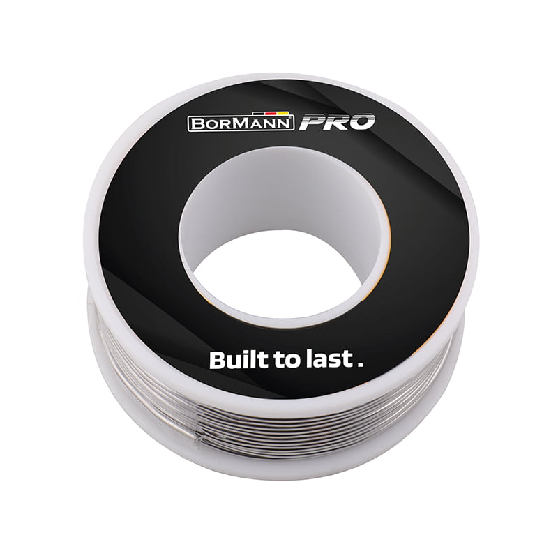 Припой мек Bormann Pro BHT8025, 1 мм, 100 гр, 60SN/40PB (075394) - от Etools.bg Припой мек Bormann Pro BHT8025, 1 мм, 100 гр, 60SN/40PB (075394)