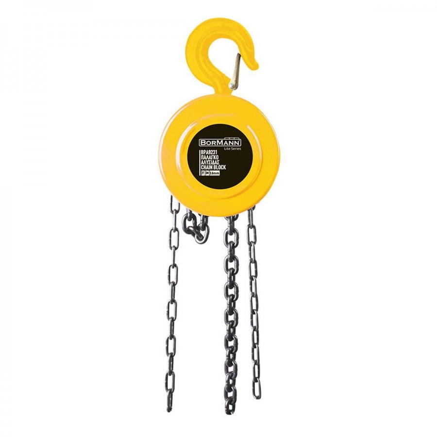 Ръчна лебедка с верига Bormann BPA9231, 3 м, 2 т (049333)