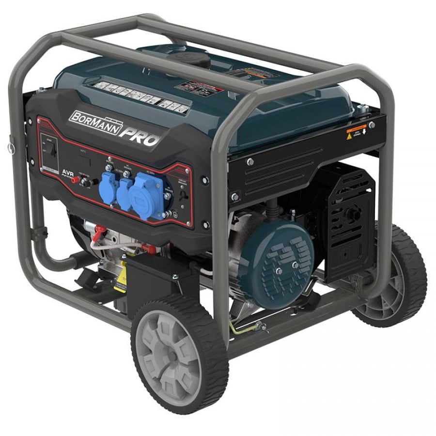 Бензинов монофазен генератор Bormann Pro BGB8500, 439 см³, 27 л, 8500 W (034452) - от Etools.bg Бензинов монофазен генератор Bormann Pro BGB8500, 439 см³, 27 л, 8500 W (034452)