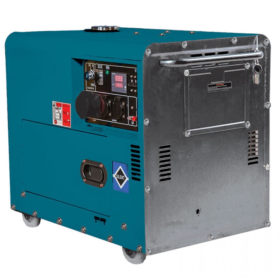 Трифазен дизелов генератор за ток Bormann Pro BGB9600, 6000 W, 16 л (049722)