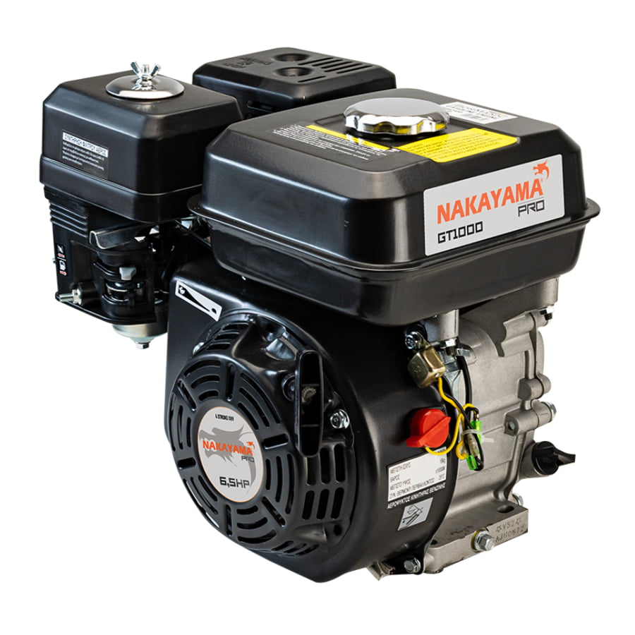 Четиритактов бензинов двигател Nakayama Pro GT1000, 6.5 к.с, 208 см³ (049715) - от Etools.bg Четиритактов бензинов двигател Nakayama Pro GT1000, 6.5 к.с, 208 см³ (049715)
