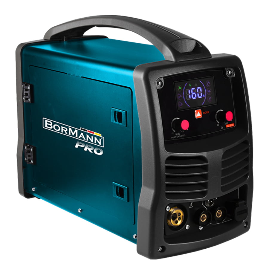 Комбиниран инверторен телоподаващ апарат 4в1 MIG, TIG, MMA, CUT, Bormann Pro BIW4050, 230 V, 250 A, 1.6-5 мм (079323) - от Etools.bg Комбиниран инверторен телоподаващ апарат 4в1 MIG, TIG, MMA, CUT, Bormann Pro BIW4050, 230 V, 250 A, 1.6-5 мм (079323)