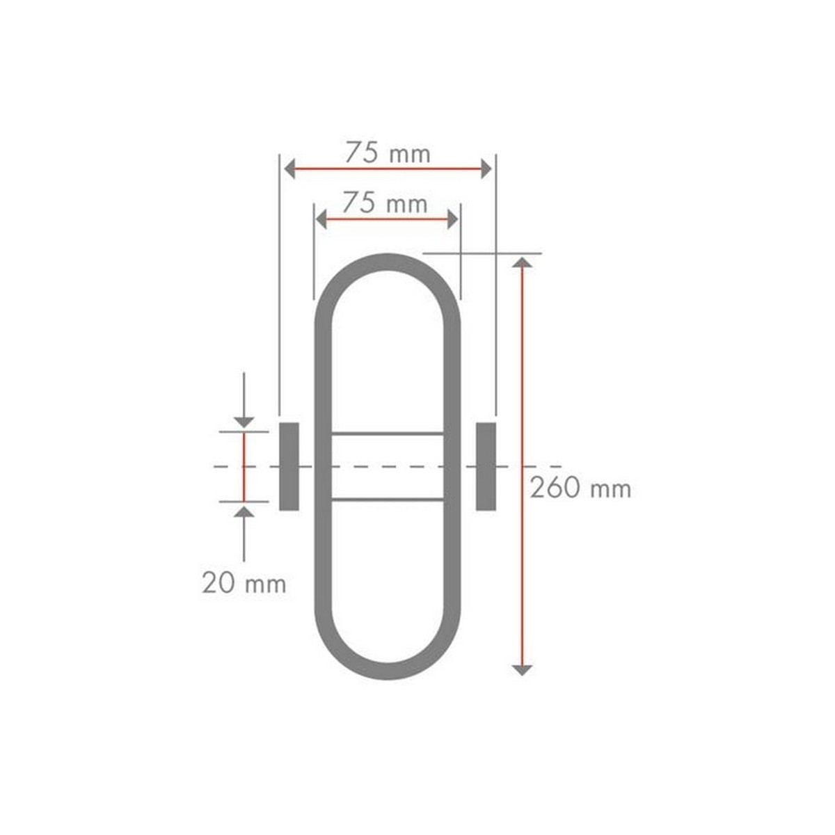Плътно полиуретаново колело BS Rollen D16.261, ф 260 м (2616261) - от Etools.bg Плътно полиуретаново колело BS Rollen D16.261, ф 260 м (2616261)