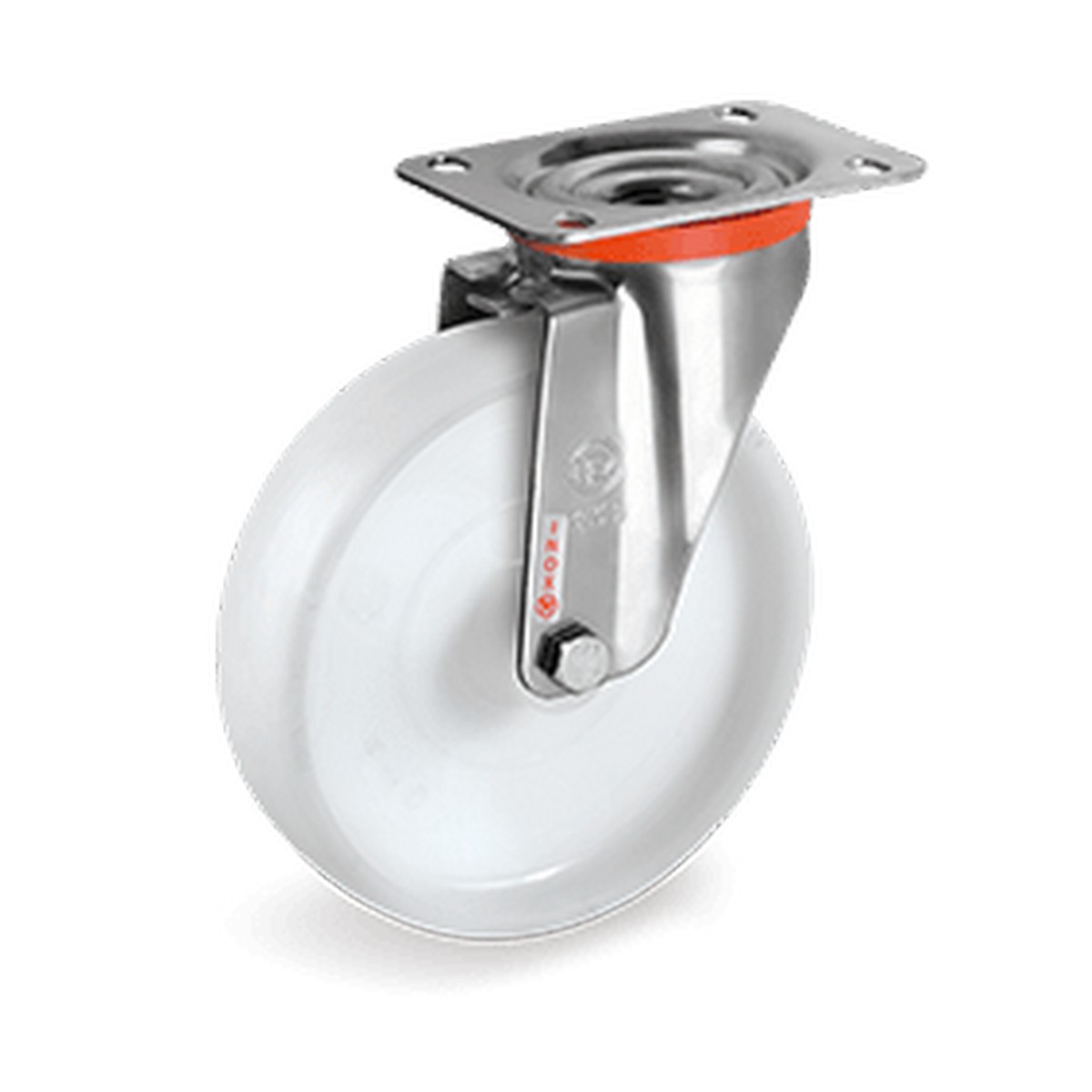 Въртящи колела на NLX планка, полиамид 6 Tellure Rota Серия 68 INOX, ф 80 мм (02684401) - от Etools.bg Въртящи колела на NLX планка, полиамид 6 Tellure Rota Серия 68 INOX, ф 80 мм (02684401)
