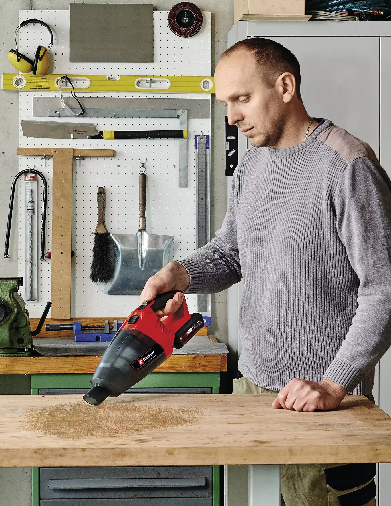 Акумулаторна прахосмукачка Einhell TE-VC 18 Li Solo, 18 V, без батерии и зарядно устойство (2347120)