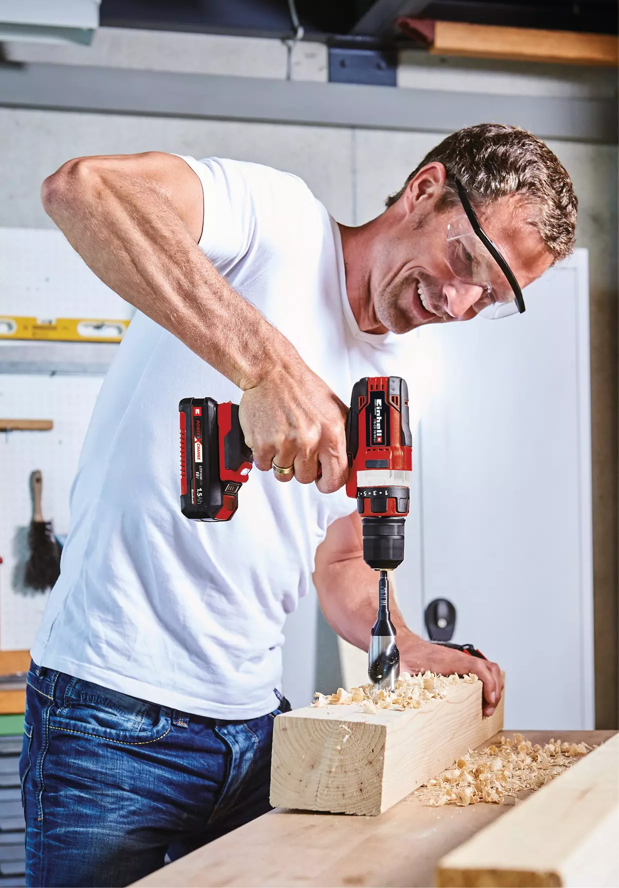 Акумулаторна бормашина Einhell TE-CD 18/40 Li – Solo, 18 V, 40 Nm, без бетерии и зарядно устройство (4513925)