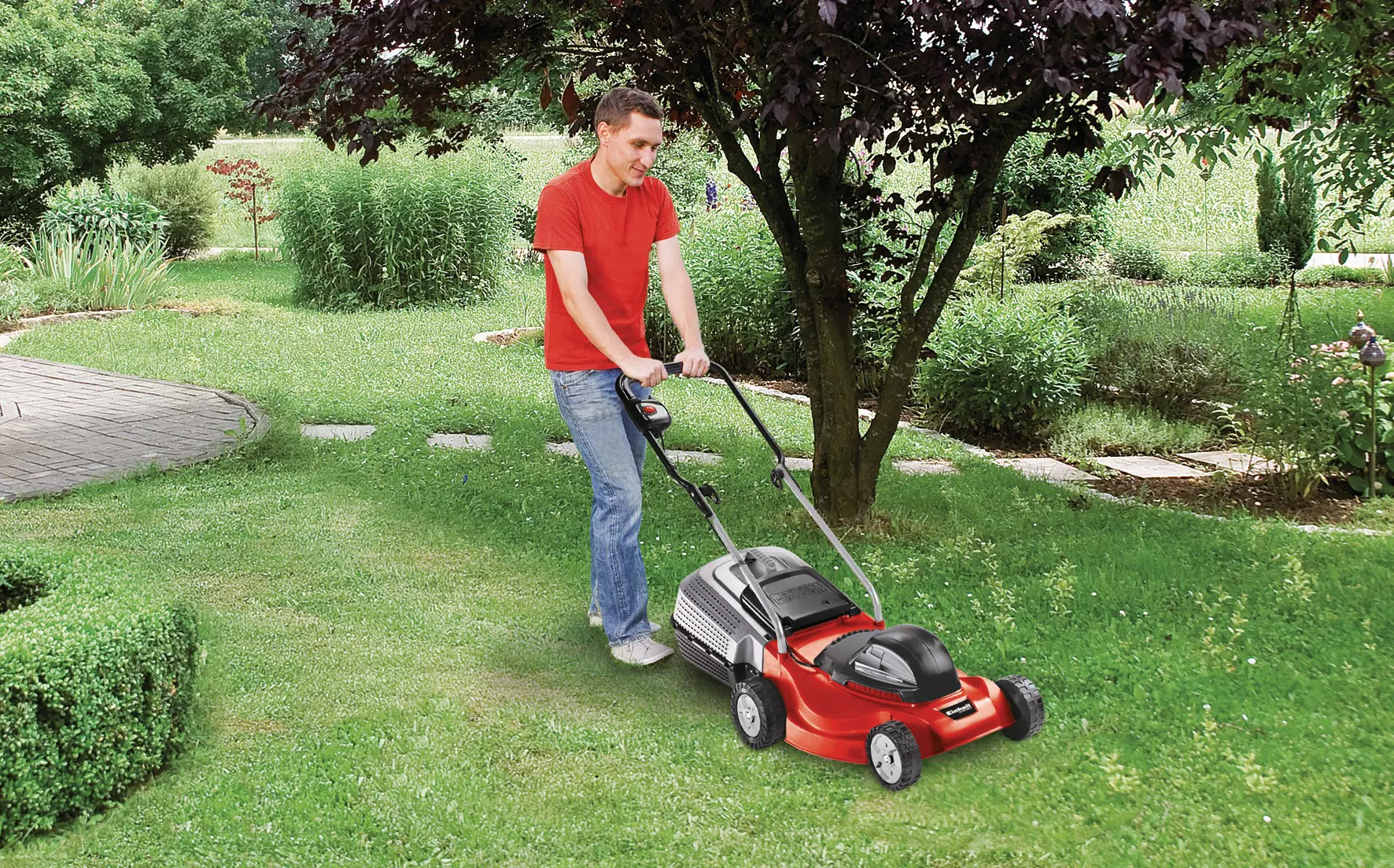 Електрическа косачка Einhell GC-EM 1437, 1400 W, 370 мм (3400285) - от Etools.bg Електрическа косачка Einhell GC-EM 1437, 1400 W, 370 мм (3400285)