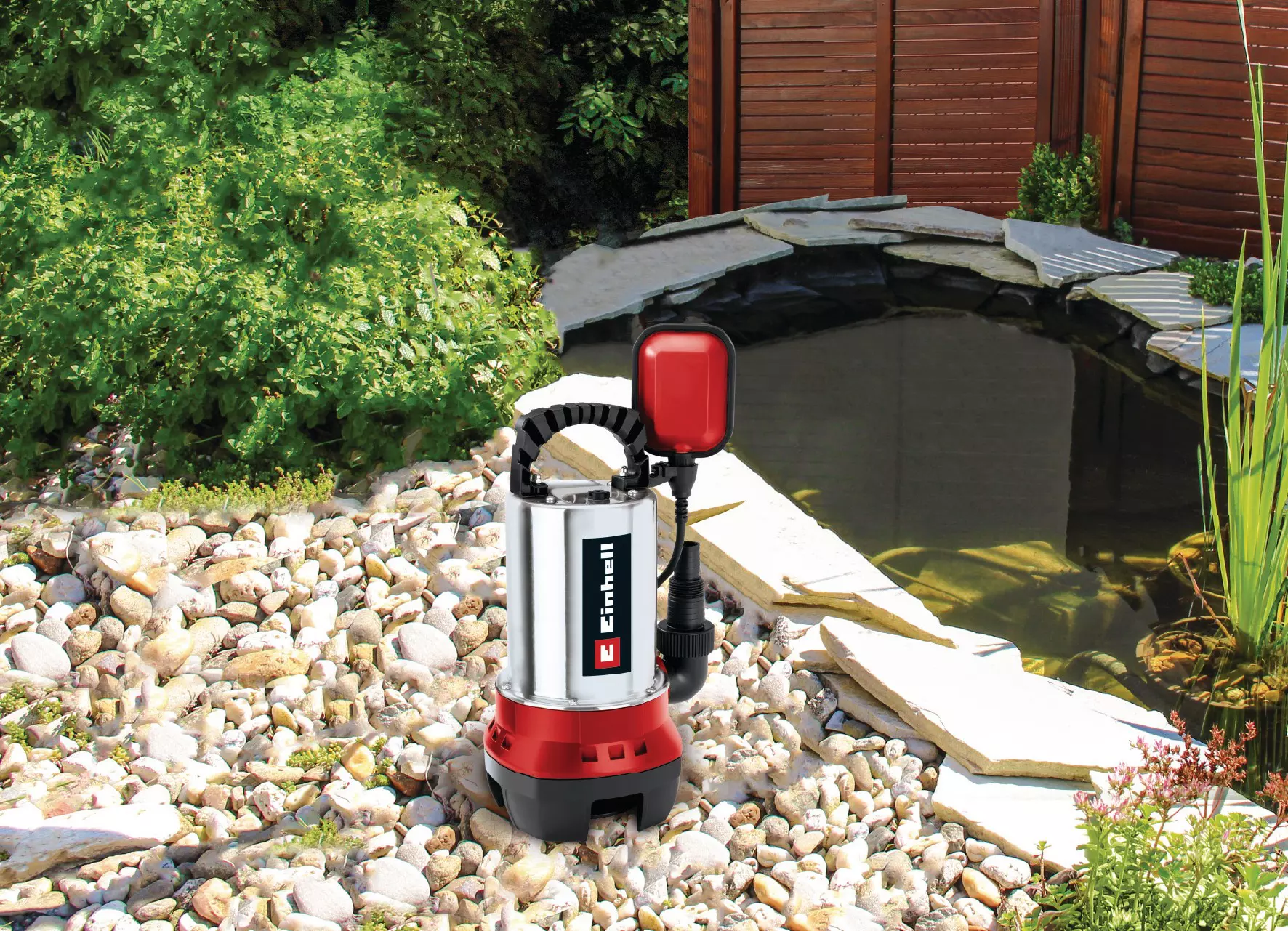 Електрическа потопяема дренажна помпа Einhell GC-DP 6315 N, 630 W, 8 м, 17000 л/ч (4170491) - от Etools.bg Електрическа потопяема дренажна помпа Einhell GC-DP 6315 N, 630 W, 8 м, 17000 л/ч (4170491)