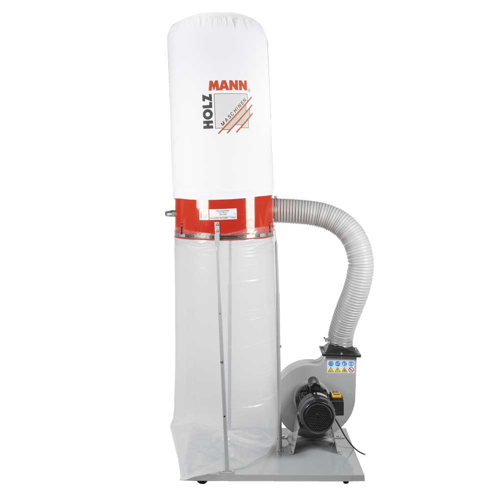 Електрически прахоуловител Holzmann ABS2480, 400 V, 1100 W, 2480 м³/ч, с вложка