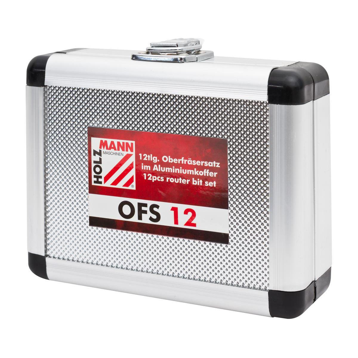 Комплект фрезери за оберфреза Holzmann OFS12, 12 бр.