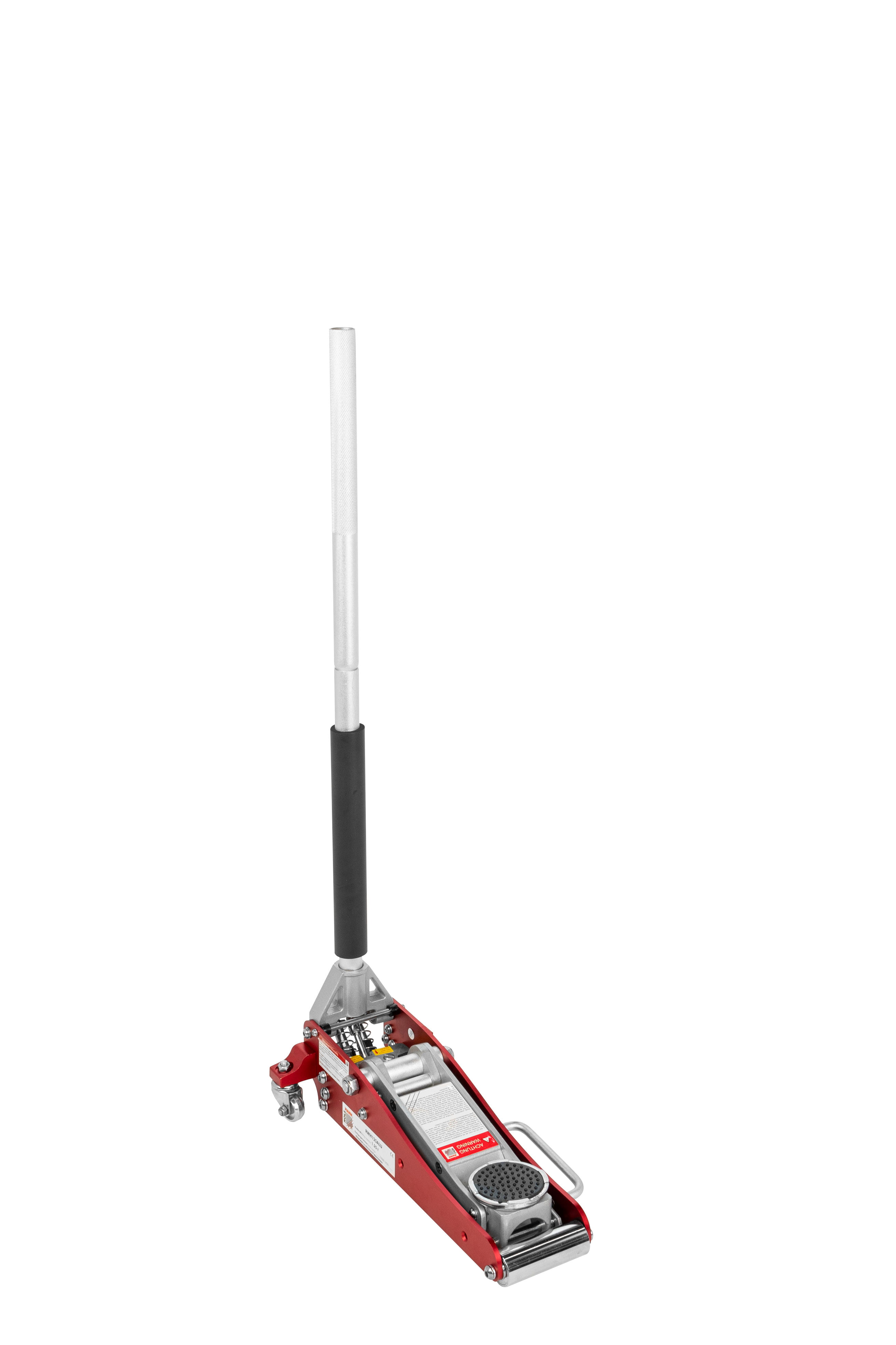 Нископрофилен крик тип крокодил Holzmann RWH125ALU, 85-375 мм, 1250 кг, с гумена подложка - от Etools.bg Нископрофилен крик тип крокодил Holzmann RWH125ALU, 85-375 мм, 1250 кг, с гумена подложка