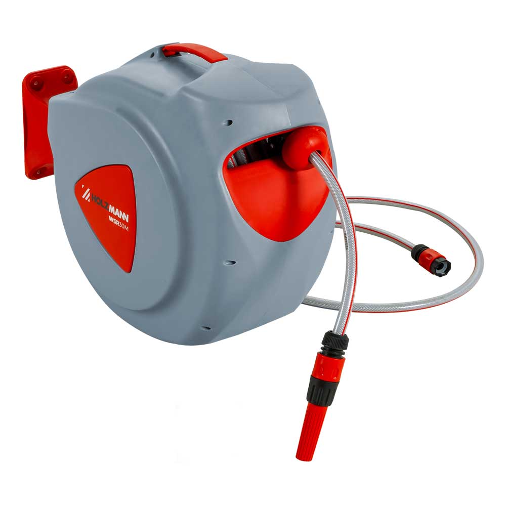 Стенна макара за маркуч Holzmann WSR30M, 30 м - от Etools.bg Стенна макара за маркуч Holzmann WSR30M, 30 м