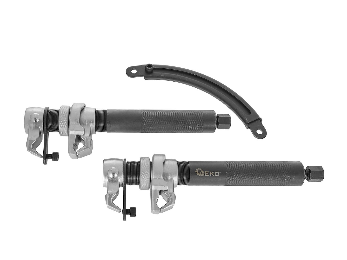 Комплект скоби за амортисьорни пружини Geko G30316, 23-280 мм, 1200 кг - от Etools.bg Комплект скоби за амортисьорни пружини Geko G30316, 23-280 мм, 1200 кг