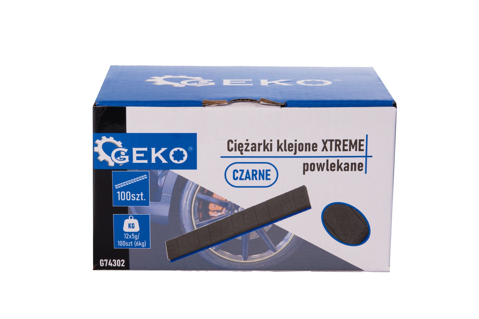 Комплект тежести за баланс XTREME Geko G74302, 1200 бр. x 5 грама, черно покритие - от Etools.bg Комплект тежести за баланс XTREME Geko G74302, 1200 бр. x 5 грама, черно покритие