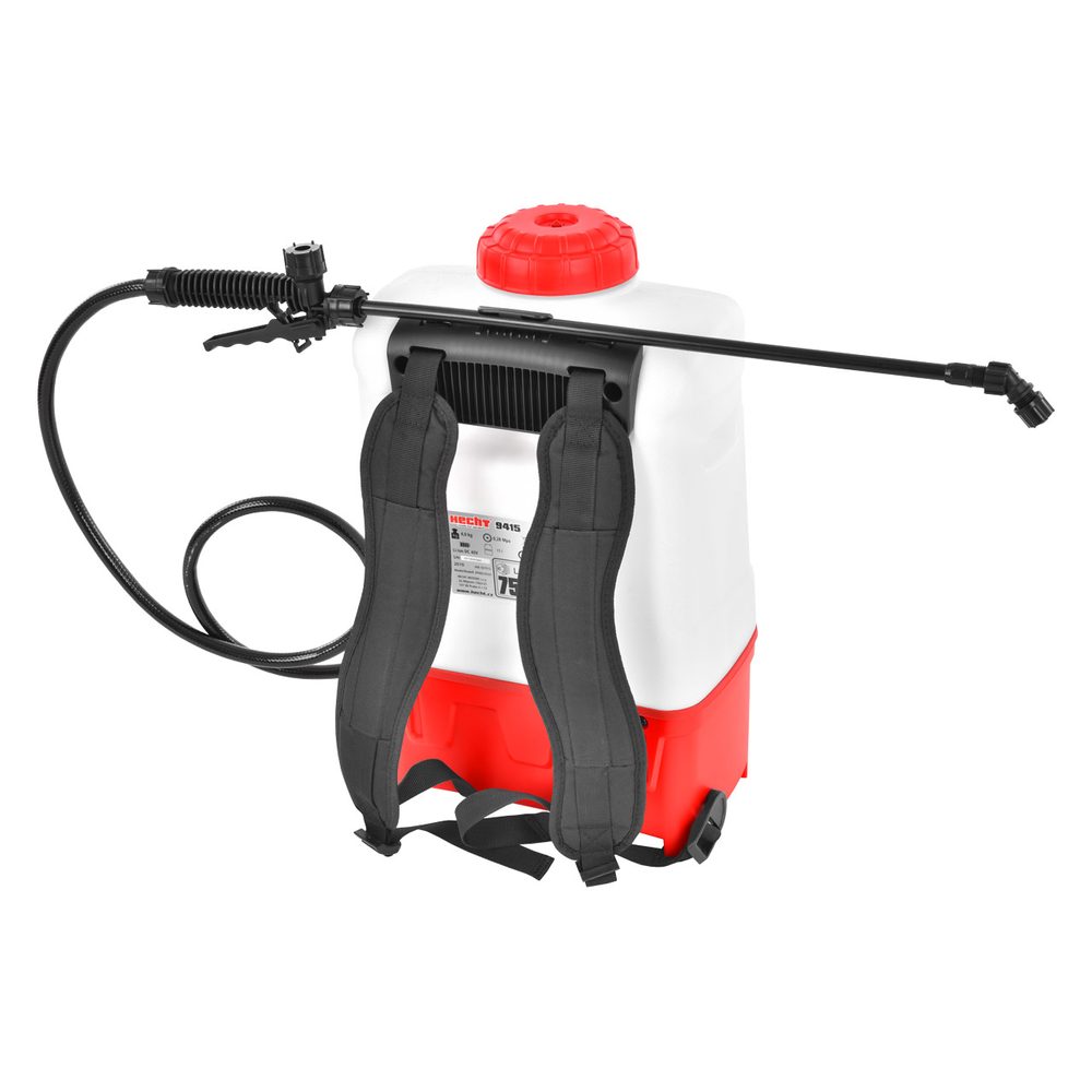Акумулаторна пръскачка Hecht 9415, 40 V, 2.8 бара, 15 L, без батерии и зарядно устройство - от Etools.bg Акумулаторна пръскачка Hecht 9415, 40 V, 2.8 бара, 15 L, без батерии и зарядно устройство