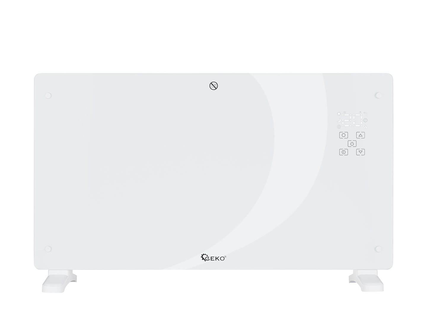 Електрически конвектор Geko G80446, 2500W, 5-50 °C, 25 м², LCD дисплей, с термостат и таймер, бял, Wi-Fi модул - от Etools.bg Електрически конвектор Geko G80446, 2500W, 5-50 °C, 25 м², LCD дисплей, с термостат и таймер, бял, Wi-Fi модул