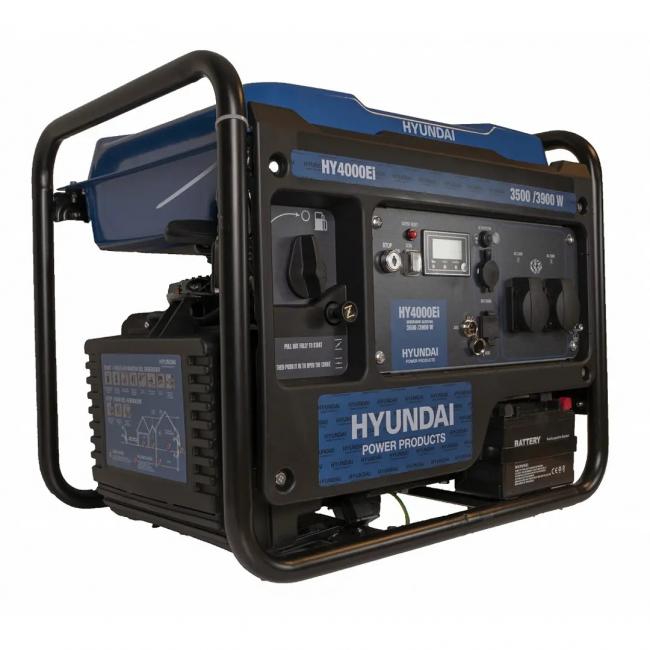 Бензинов инверторен генератор Hyundai HY 4000Еi, 3900 W (08018) - от Etools.bg Бензинов инверторен генератор Hyundai HY 4000Еi, 3900 W (08018)