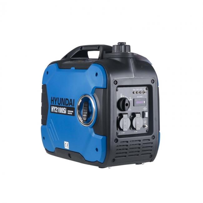 Бензинов инверторен обезшумен генератор Hyundai HY 2100Si, 2000 W (08003) - от Etools.bg Бензинов инверторен обезшумен генератор Hyundai HY 2100Si, 2000 W (08003)